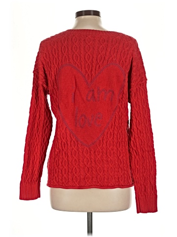 Peace Love World Pullover Sweater (view 2)