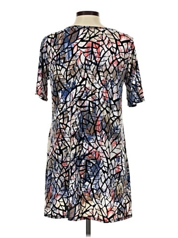 The ZigZag Stripe Short Sleeve Blouse (view 2)