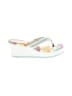 Coach Color Block White Wedges Size 7 - photo 1