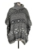 Do Everything in Love Chevron-herringbone Gray Poncho One size - photo 1