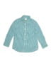 Crewcuts 100% Cotton Checkered-gingham Teal Long Sleeve Button-Down Shirt Size 4 - 5 - photo 1