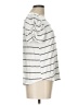 Green Envelope Stripes Silver Sleeveless T-Shirt Size L - photo 4