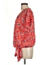 Weston 100% Polyester Red Short Sleeve Blouse Size L - photo 5