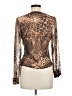 Haute Monde Brown Long Sleeve Blouse Size M - photo 2
