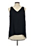 Joan Vass Black Sleeveless Blouse Size L - photo 1