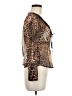 Haute Monde Brown Long Sleeve Blouse Size M - photo 4