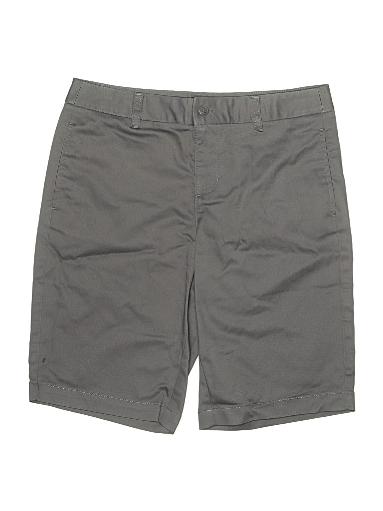 Pre-owned Lands' End Khaki Shorts In Gray