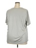 Blair 100% Polyester Gray Short Sleeve Top Size XXL - photo 2