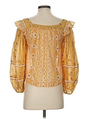 Free People 3/4 Sleeve Blouse (view 2)