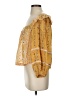 Free People Gold 3/4 Sleeve Blouse Size S (estimated) - photo 5