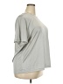 Blair 100% Polyester Gray Short Sleeve Top Size XXL - photo 4