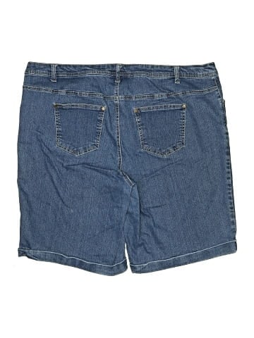 Woman Within Denim Shorts (view 2)