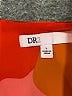 DR2 100% Polyester Orange Short Sleeve Blouse Size L - photo 7