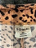 Soma Animal Print Brown Casual Pants Size XL - photo 4