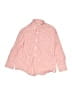 Crewcuts 100% Cotton Checkered-gingham Pink Long Sleeve Button-Down Shirt Size 4 - 5 - photo 1
