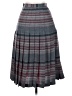 Pendleton 100% Wool Plaid Gray Wool Skirt Size 4 - photo 2