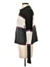 SO Color Block Gray Turtleneck Sweater Size S - photo 5