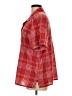 Allison Daley Plaid Red Short Sleeve Blouse Size L - photo 5