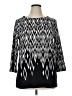 Rafaella 100% Cotton Black 3/4 Sleeve Blouse Size XL - photo 1