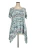 Premise Studio Tweed Teal Short Sleeve T-Shirt Size 2X - photo 1