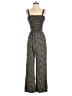 Chance Animal Print Gold Jumpsuit Size M - photo 1