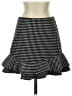 Aqua Polka Dots Black Casual Skirt Size S - photo 1