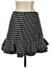 Aqua Polka Dots Black Casual Skirt Size S - photo 2