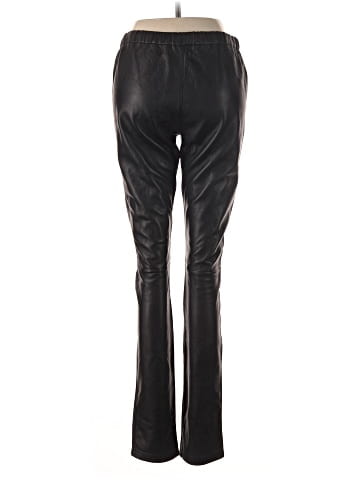 Aqua Faux Leather Pants (view 2)