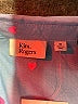 Kim Rogers Hearts Blue 3/4 Sleeve Blouse Size M - photo 4