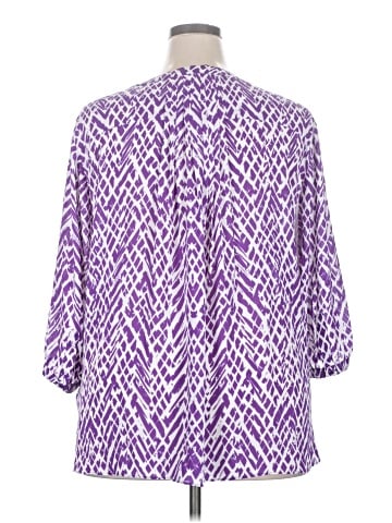 Not Your Daughter's Jeans 3/4 Sleeve Blouse (view 2)