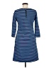 Jade Stripes Blue Casual Dress Size M - photo 2