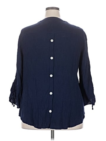 Foxcroft 3/4 Sleeve Blouse (view 2)