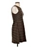 Bar III Stripes Brown Casual Dress Size XS - photo 4