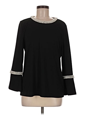 Karl Lagerfeld Paris 3/4 Sleeve Top (view 1)