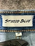 STUDIO BLUE Hearts Blue Jeans Size 29 waist - photo 7