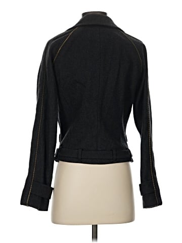 Pink Tartan Wool Coat (view 2)