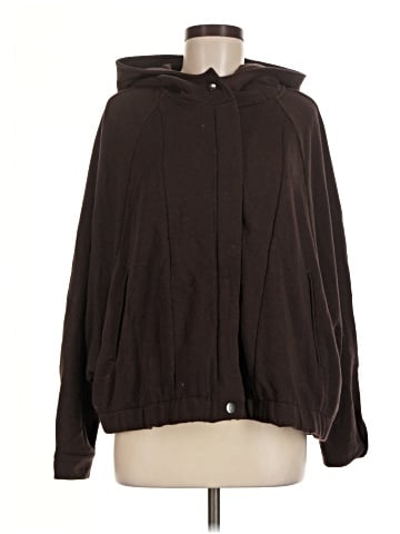 Peace Love World Zip Up Hoodie (view 1)