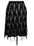 Cato 100% Polyester Black Formal Skirt Size M - photo 2