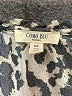 Como Blu Animal Print Gray 3/4 Sleeve Blouse Size 3X - photo 7