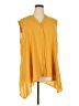 Alfani 100% Polyester Yellow Sleeveless Blouse Size 24 - photo 1