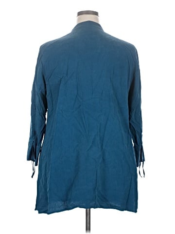 Eileen Fisher 3/4 Sleeve Button-Down Shirt (view 2)