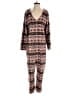 Natural Life Paisley Brown Jumpsuit Size M - photo 1