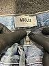 AGOLDE 100% Cotton Hearts Blue Jeans Size 26 waist - photo 4