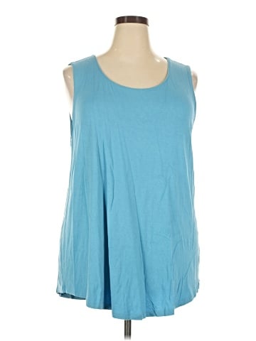 JM Collection Sleeveless T-Shirt (view 1)