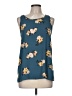 PREMISE 100% Polyester Teal Sleeveless Blouse Size M - photo 1