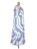 Ashley Stewart 100% Polyester Stripes Blue Casual Dress Size 26 - photo 4