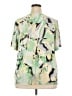 JM Collection Green Short Sleeve Blouse Size 3X - photo 2