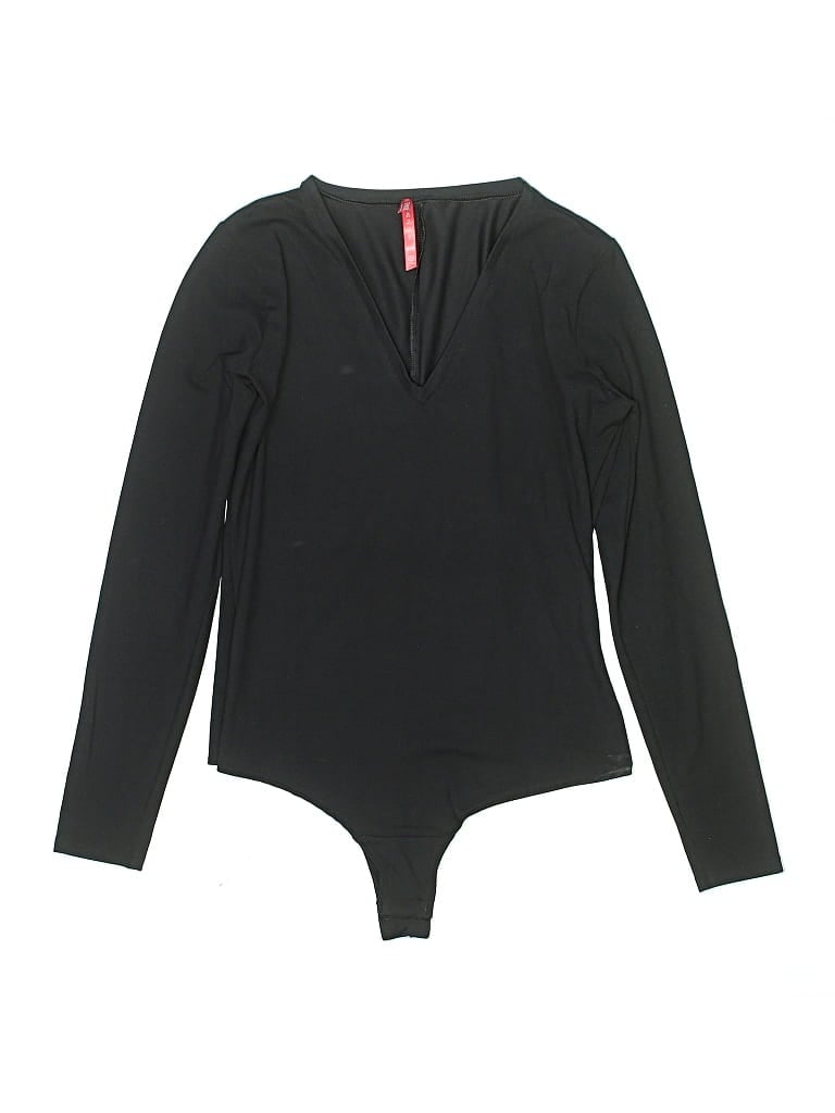 Pre-owned Spanx Bodysuit In Black
