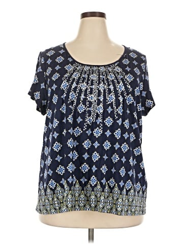Charter Club Short Sleeve Blouse (view 1)