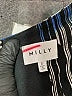 Milly Graphic Blue Cocktail Dress Size 2 - photo 7